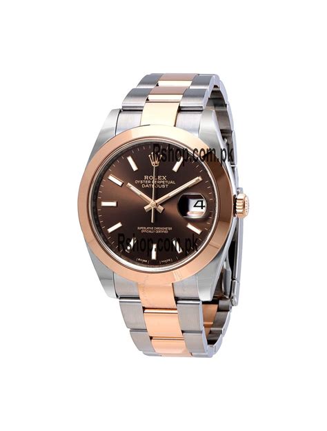 rolex usati oyster datejust brown dial